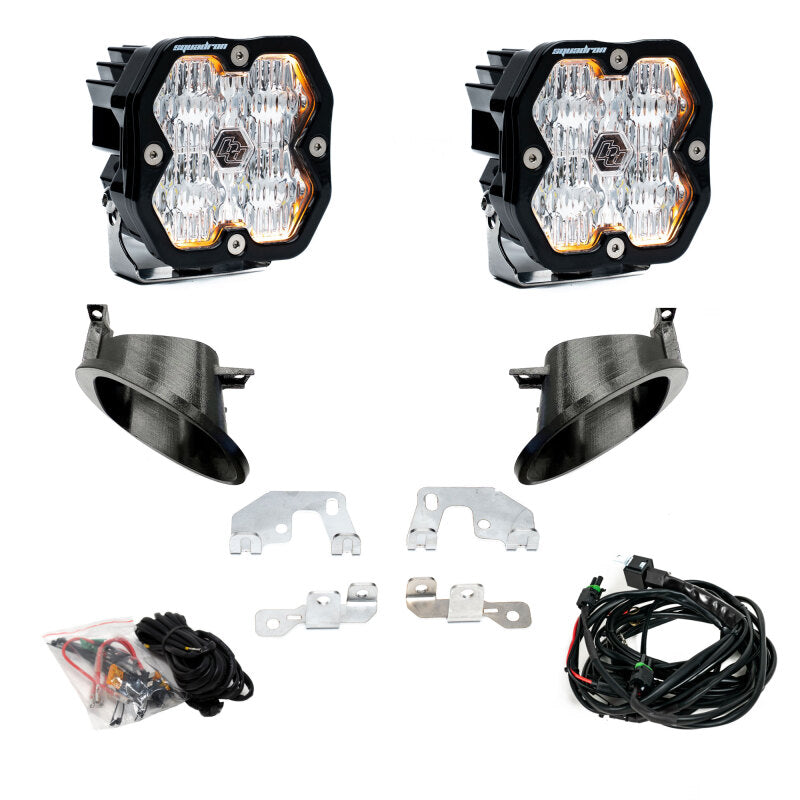 Baja Designs 14-18 Mercedes Sprinter Van 2500/3500 Squadron Sport 2.0 Fog Pocket Kit (WC) - Clear