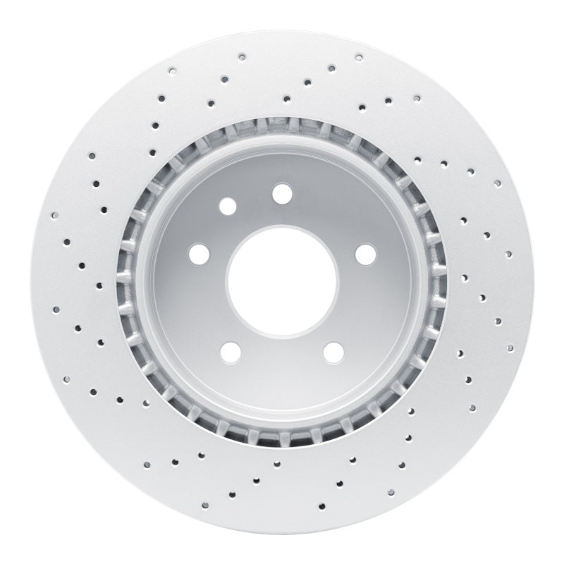 DFC 00-06 Jaguar XKR Rear Drilled GeoSPEC Coated Rotor