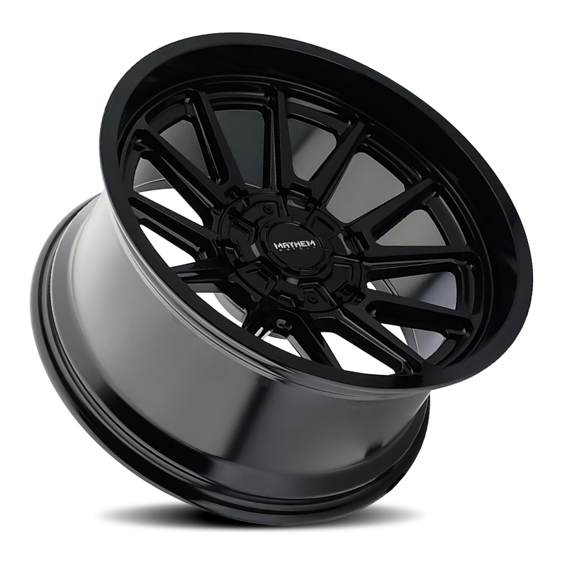 Mayhem 8116 Intrepid 20x10 / 5x127/139.7 BP / -24mm Offset / 87mm Hub Gloss Black Wheel