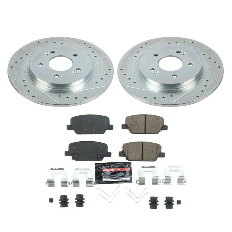 PowerStop Power Stop 2019 Hyundai Santa Fe Rear Z23 Evolution Sport Brake Kit