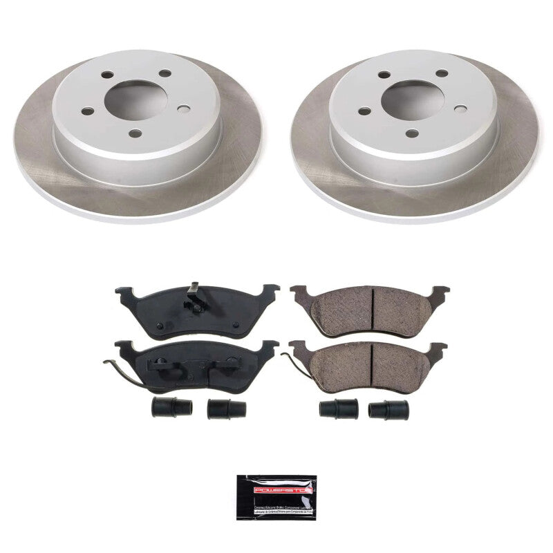PowerStop Power Stop 01-07 Dodge Grand Caravan Rear Semi-Coated Rotor Kit