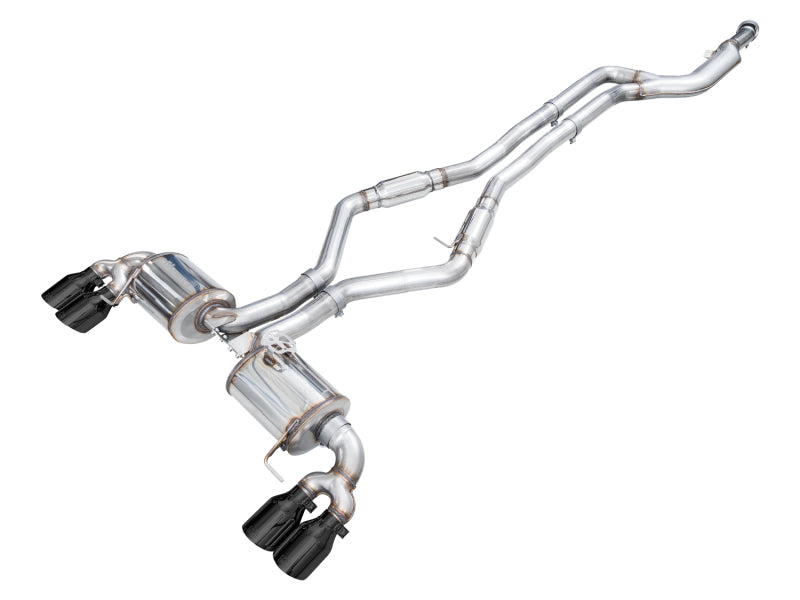 AWE Tuning 22-26 BMW M240i (G42) Touring Edition Exhaust - Diamond Black Tips