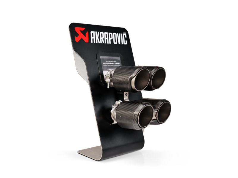 Akrapovic Akrapovic Counter Display with BMW M3/M4 Sample Tail Pipe Sets