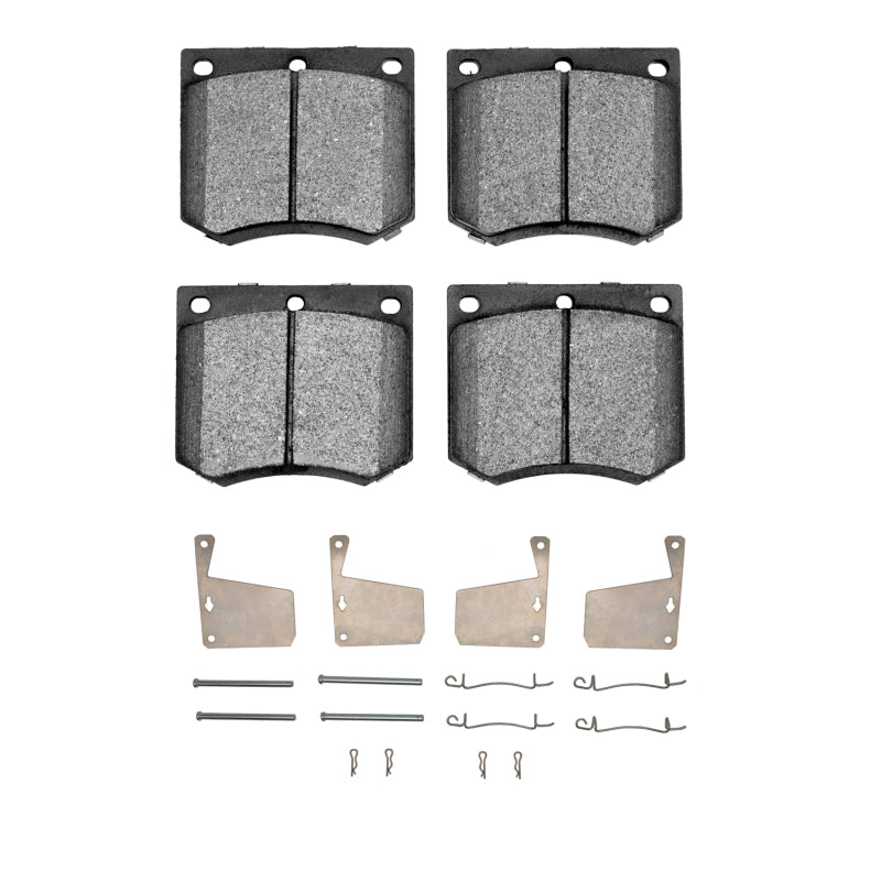 R1 Concepts R1 70-77 Mercury CAPRI Front Semi Met Pads & Hardware Kit
