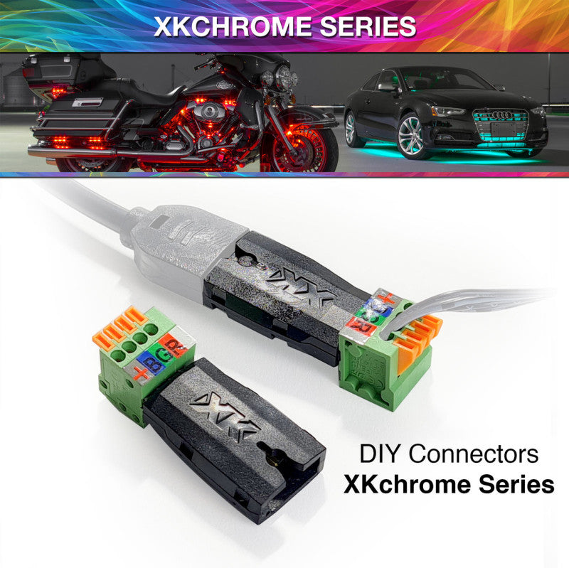 XKGLOW XK Glow 4 Pin DIY Connectors