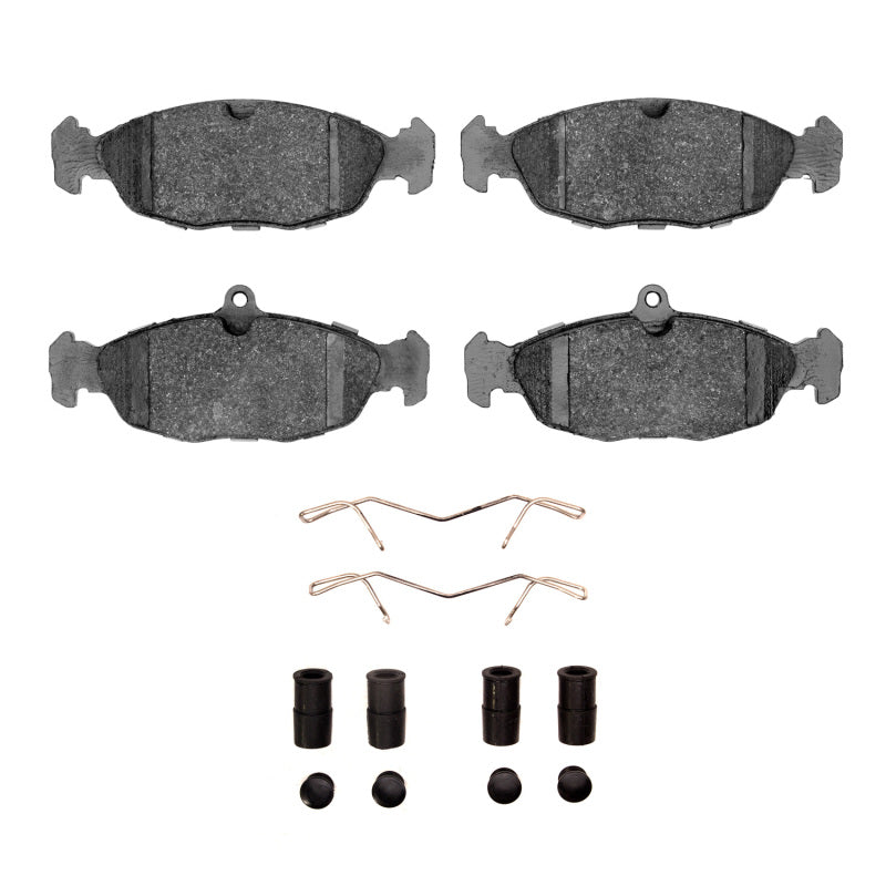 R1 Concepts R1 95-99 Chevrolet TIGRA (Mexico) Front/Rear Semi Met Pads & Hardware Kit