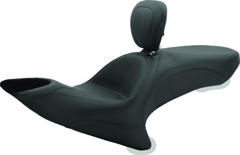 Mustang Motorcycle Mustang 10-17 Victory Cross Roads, Cross Country, Hard-Ball, Magnum Touring 1PC Seat - Black