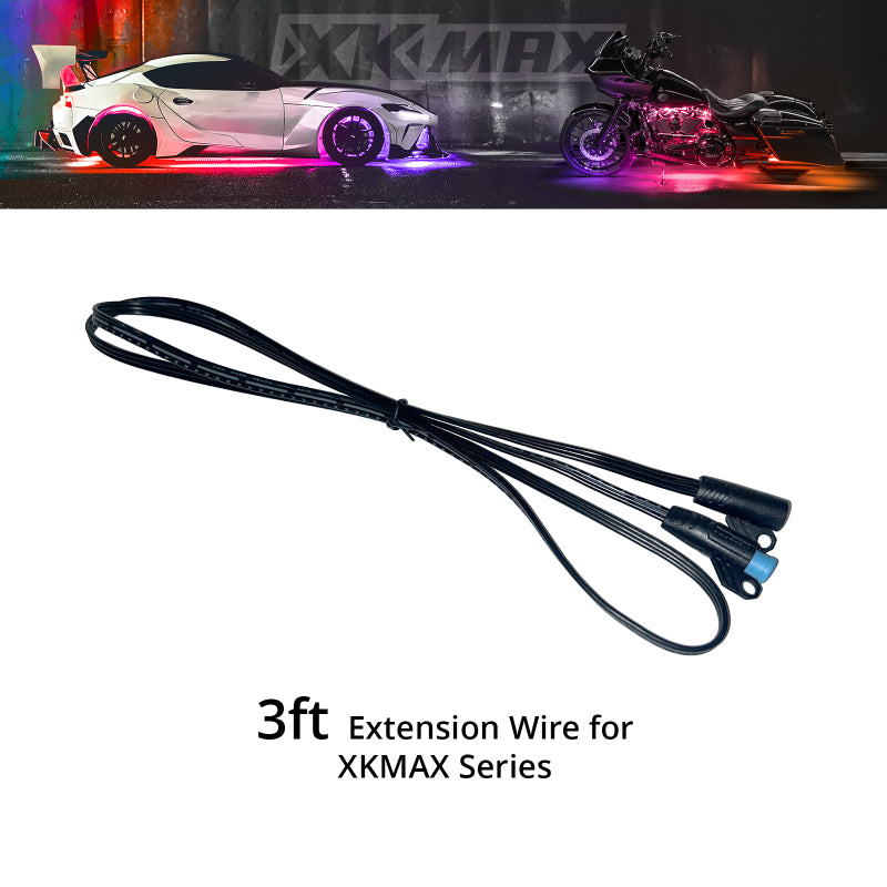 XKGLOW XK Glow XKmax Extension Wire 3ft