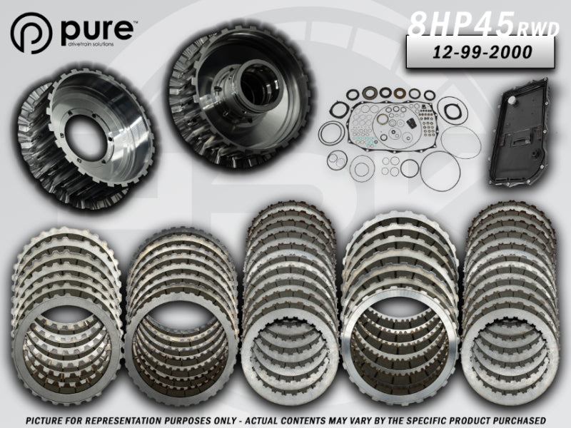 Pure Drivetrain Solutions Pure Drivetrain 8HP45 High Performance Transmission Hard Parts Kit - RWD - Stage 2