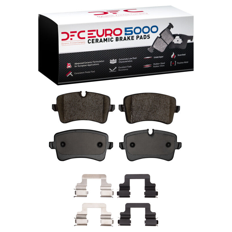 DFC 11-23 Audi A8 Rear Euro 5000 Ceramic Brake Pads and Hardware Kit