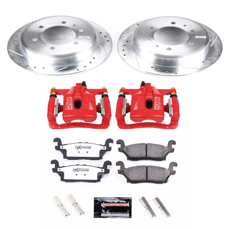 PowerStop Power Stop 06-10 Hummer H3 Rear Z36 Truck & Tow Brake Kit w/Calipers