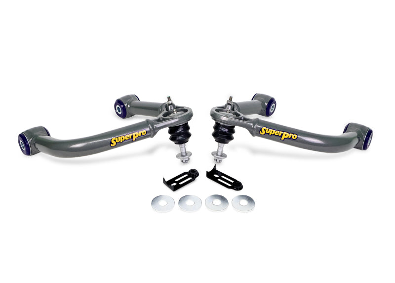 SuperPro 2022-2026 Toyota Tundra Fixed Offset Upper Control Arm Set