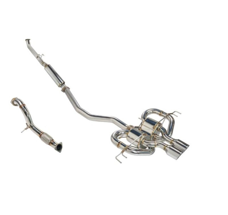 Remark 17-21 Honda Civic Type R FK8 Sports Touring Cat-Back Exhaust/Front Pipe - Stainless Steel