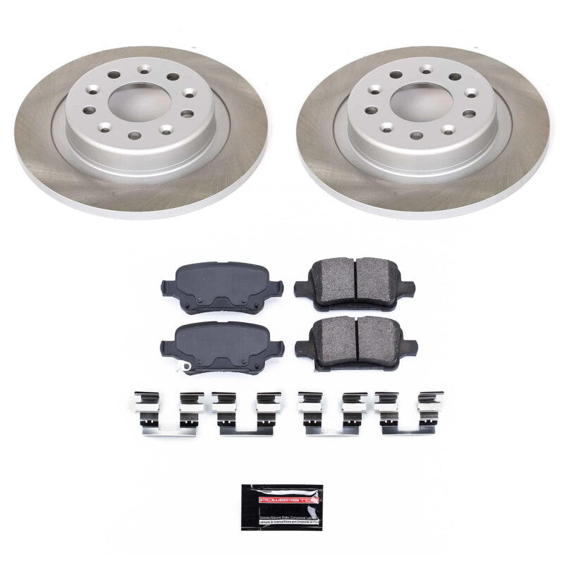 PowerStop Power Stop 18-20 GMC Terrain Rear Semi-Coated Rotor Kit