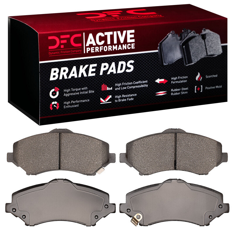 DFC 07-18 Chrysler Town & Country Front Active Performance Pads - Low Metallic