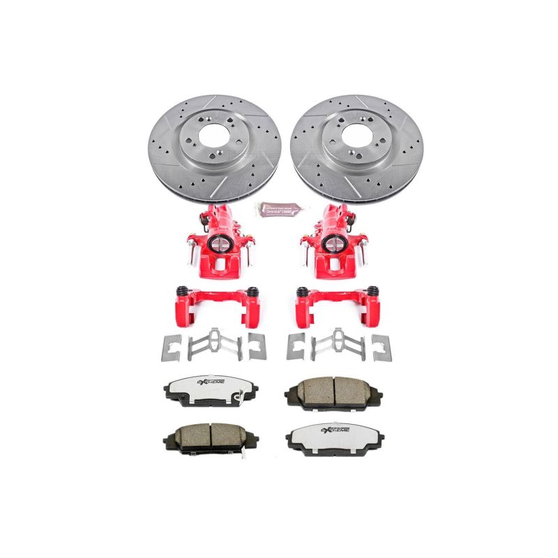 PowerStop Power Stop 00-09 Honda S2000 Front Z26 Street Warrior Brake Kit w/Calipers