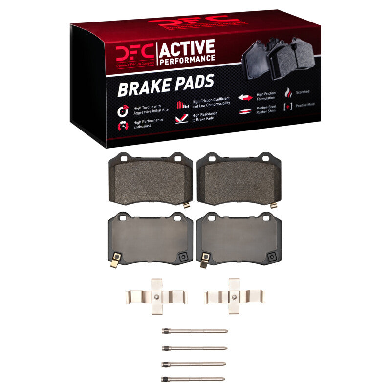 DFC 10-16 Hyundai Genesis Coupe Rear Active Performance Pads and Hardware Kit