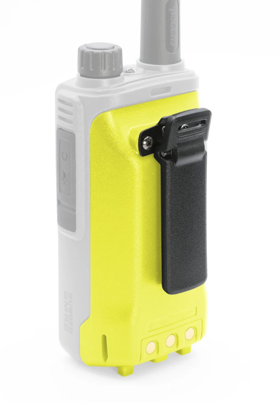 Rugged Radios GMR2/GMR2 PLUS Handheld Long-Lasting XL Lithium Battery w/USB Charging Safety Yellow