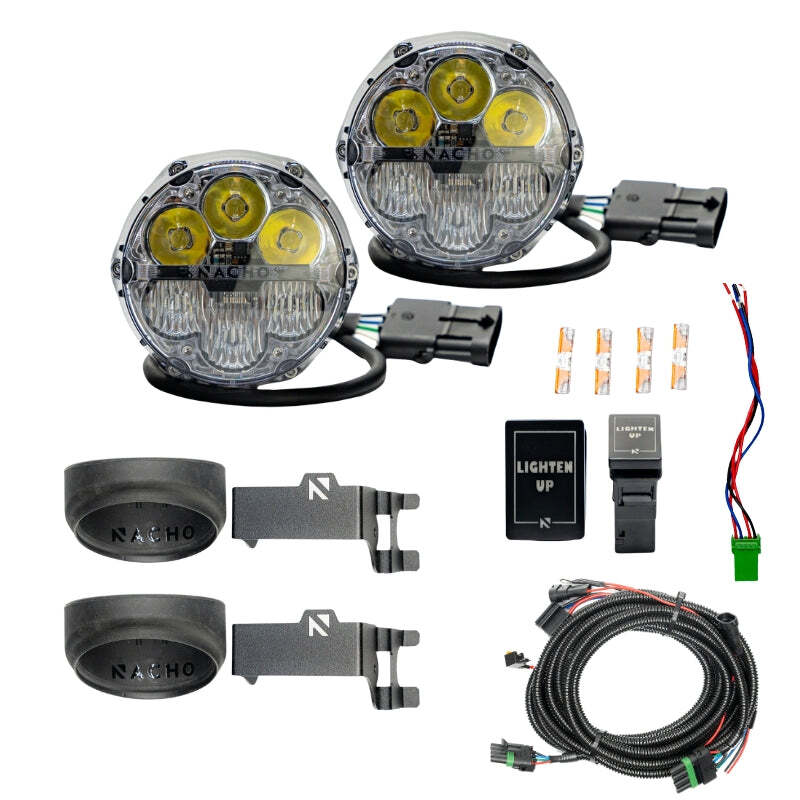 Nacho Offroad Technology Nacho Lighting Toyota Nacho SAE Only Plug N Play Fog Light Kit - White