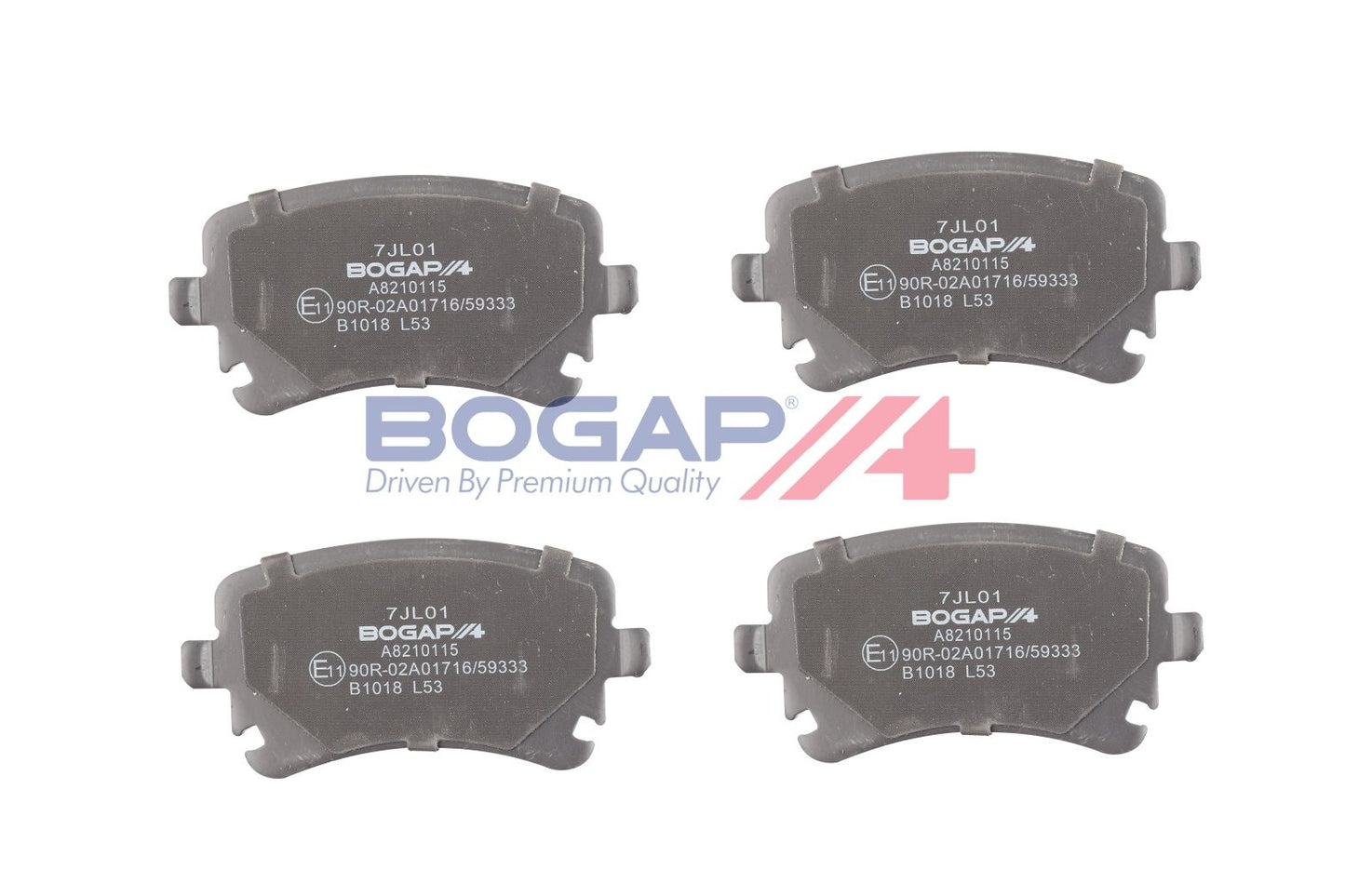 BOGAP A8210115 Brake Pad Set, Disc Brake