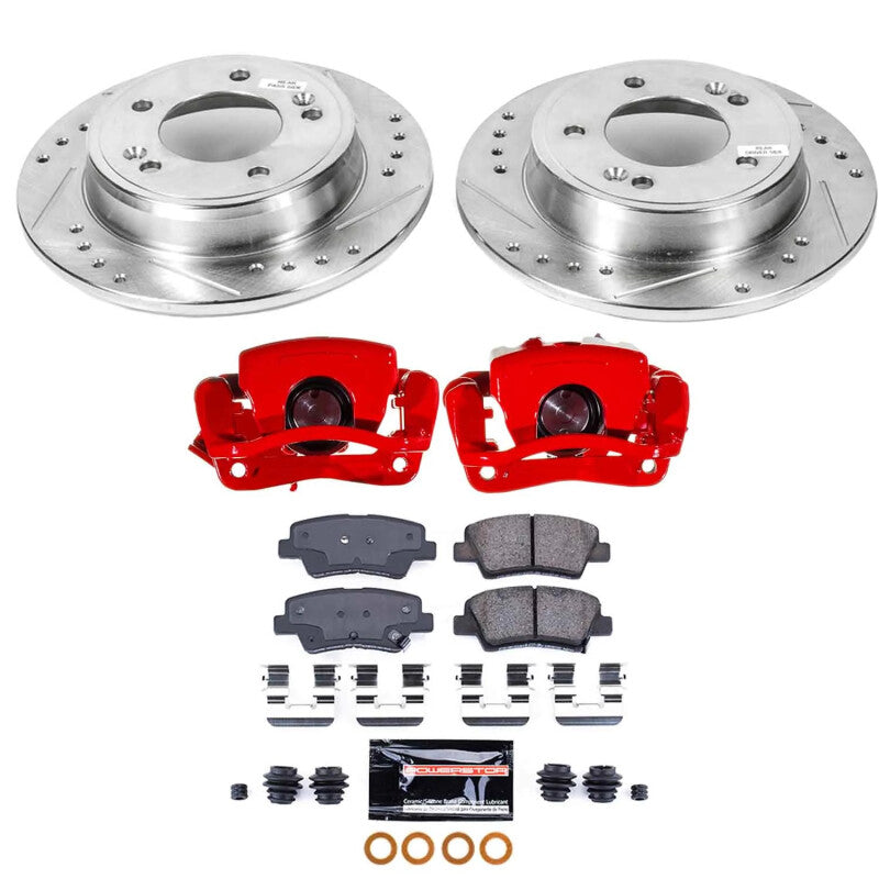PowerStop Power Stop 13-17 Hyundai Elantra GT Rear Z23 Evolution Kit w/Calipers