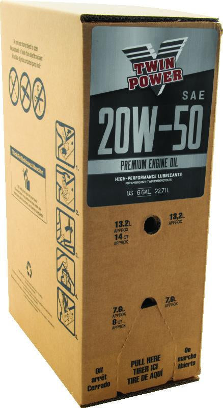 TwinPower Twin Power 20W50 Oil - 6 Gallon Bag-In-Box