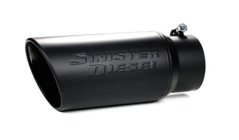 Sinister Diesel Black Ceramic Coated Stainless Steel Exhaust Tip (4in to 6in)