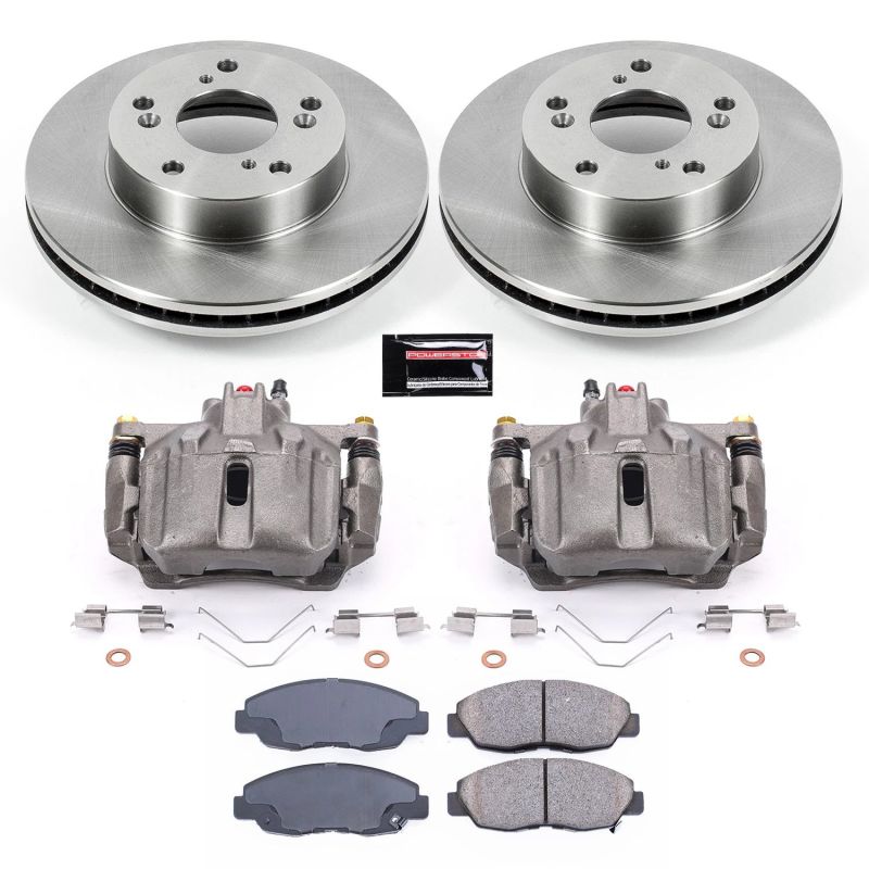 PowerStop Power Stop 12-15 Honda Civic Front Autospecialty Brake Kit w/Calipers