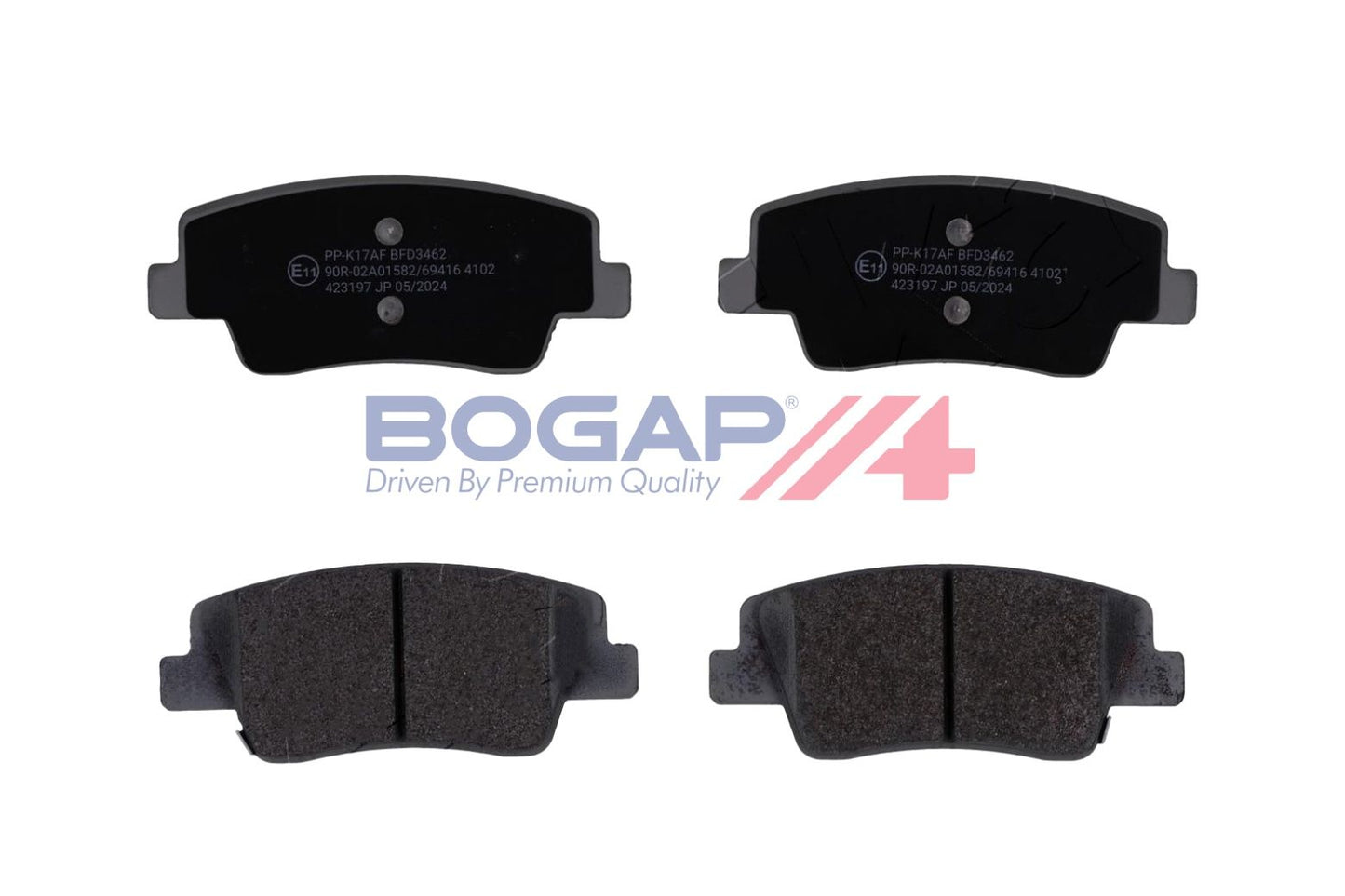 BOGAP Y8210293 Brake Pad Set, Disc Brake