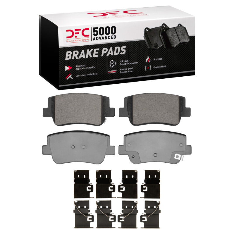 DFC 21-25 Hyundai Sonata Rear 5000 Advanced Ceramic Brake Pads and Hardware Kit