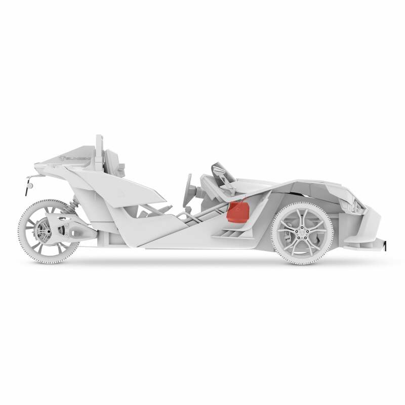 DS18 2015-19 Polaris Slingshot Underdash Speaker Enclosure Fits 2x6.5in (Speakers Not Included)