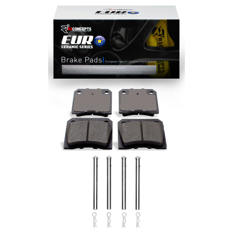 R1 Concepts R1 1968-1983 DeLorean DMC 12 Rear R1 Euro Ceramic Pads & Hardware Kit
