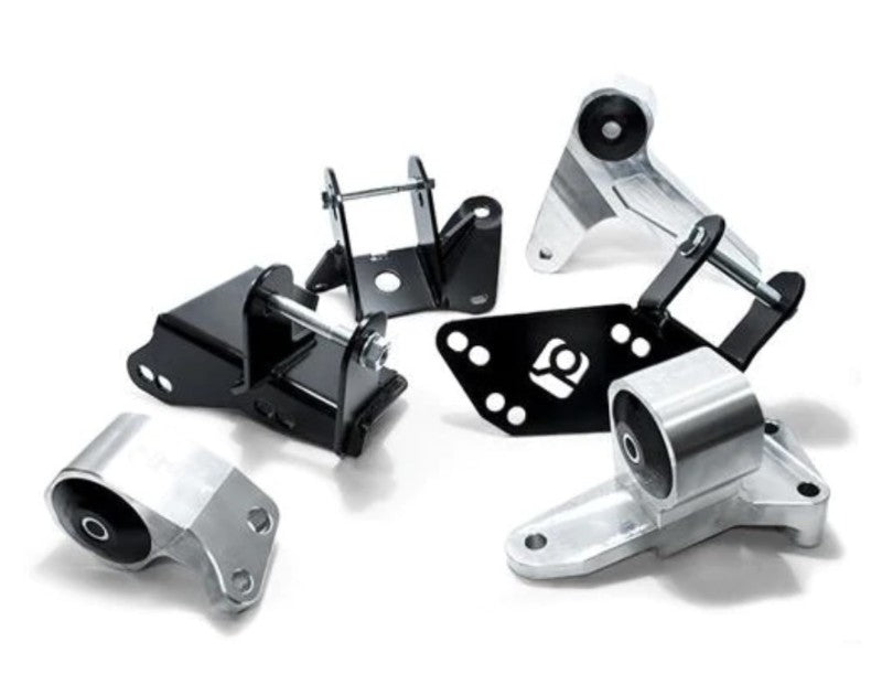Innovative Mounts Innovative 96-00 Civic K-Series Silver Aluminum Mounts 85A Bushings (EG/DC Subframe)