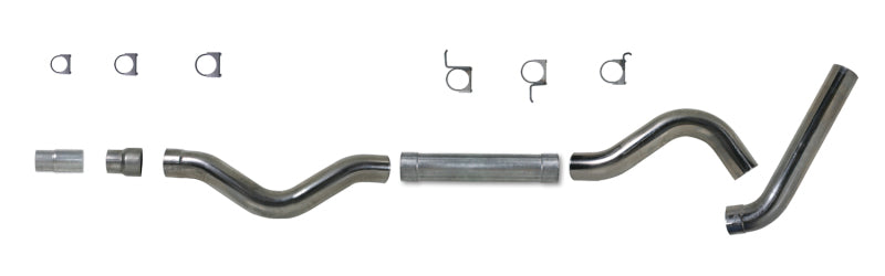 Diamond Eye Performance Diamond Eye KIT 5in Catback MFLR RPLCMENT PIPE Single SS: 2006-2007.5 CHEVY 6.6L 2500/3500