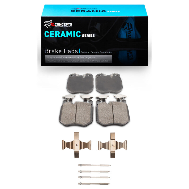 R1 Concepts R1 2016-2025 BMW 540I Front R1 Ceramic Pads & Hardware Kit