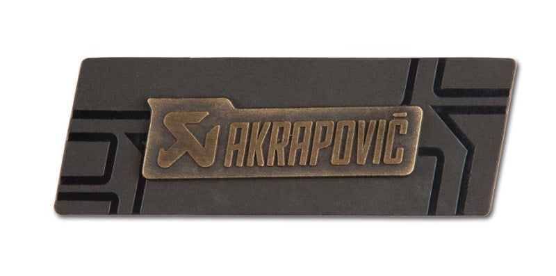 Akrapovic Akrapovic Brass sign badge