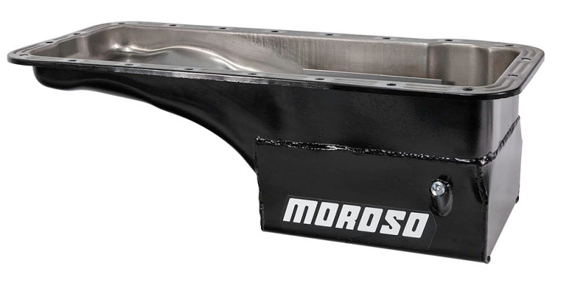 Moroso Ford 352-428 FE (w/Front Sump) Deep Wet Sump 7qt 7.5in Steel Oil Pan