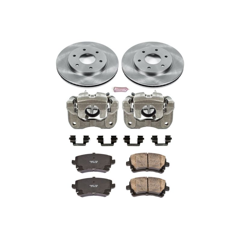 PowerStop Power Stop 04-05 Nissan Titan Front Autospecialty Kit w/Cals
