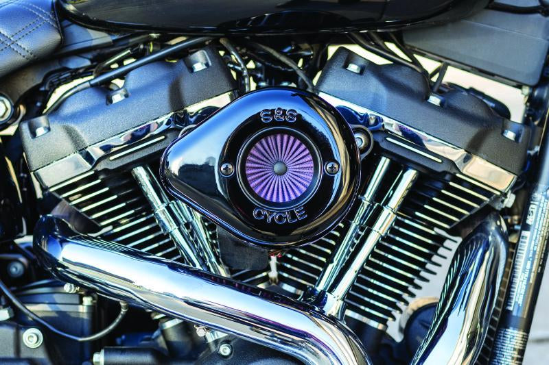 S&S Cycle 2017+ M8 Models Stealth Air Stinger Kit w/ Gloss Black
