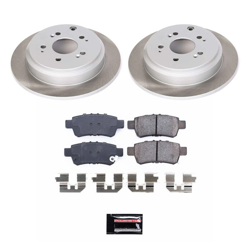 PowerStop Power Stop 05-10 Honda Odyssey Rear Semi-Coated Rotor Kit