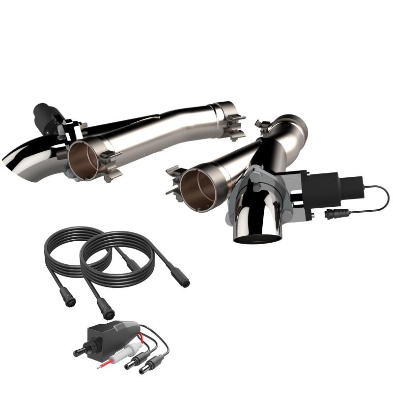 QTP 2012-2022 Jeep Grand Cherokee SRT Trackhawk Dodge Durango SRT QTP Aggressor Cutout Pipes