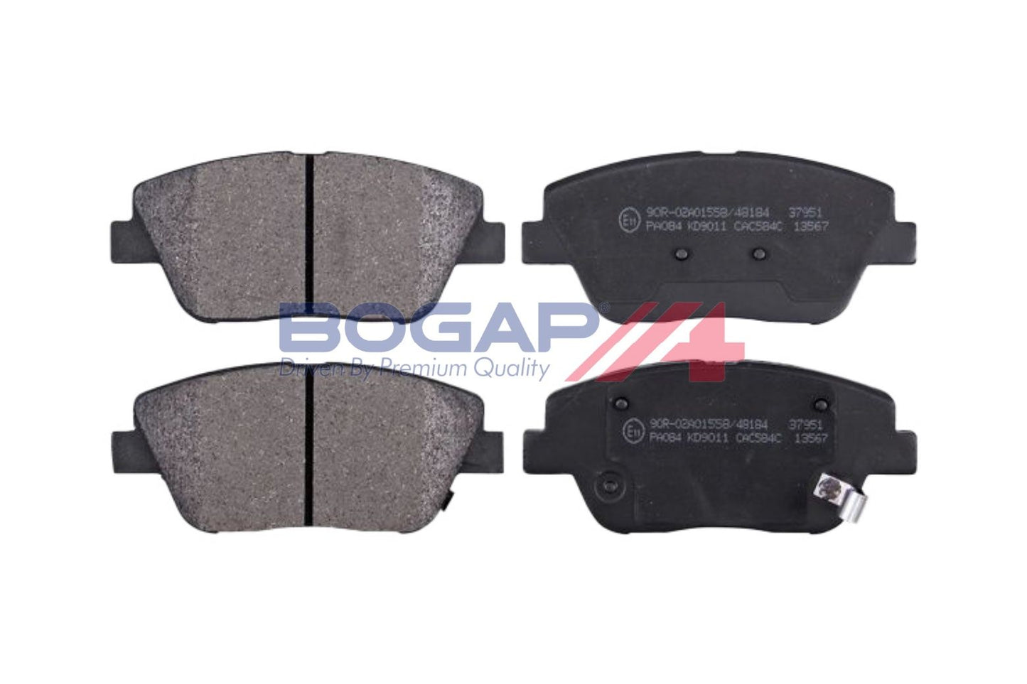 BOGAP Y8210242 Brake Pad Set, Disc Brake