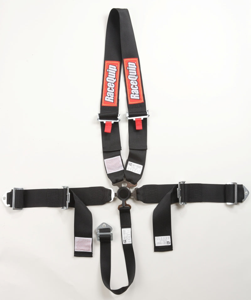 RaceQuip Black SFI CAMLOCK 5pt Dragster U Belt