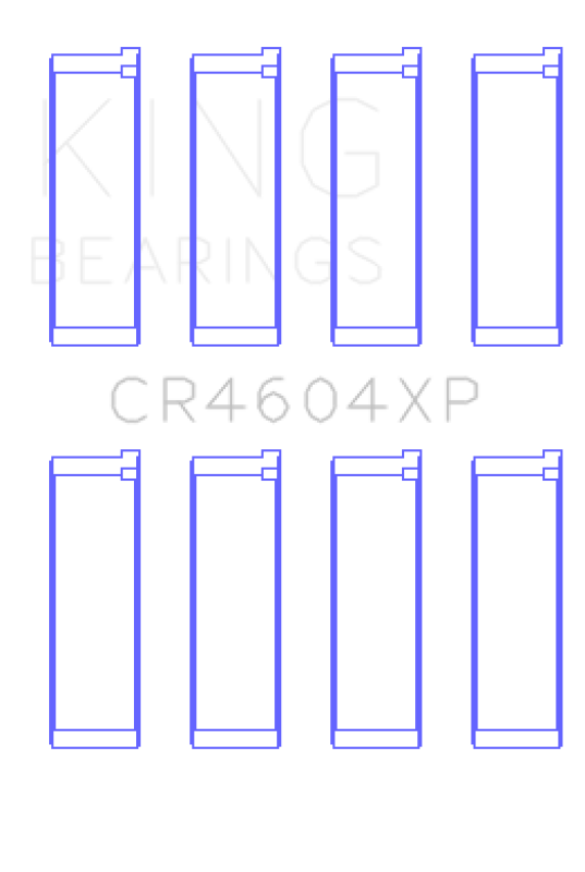 King Engine Bearings King 07-09 Mazdaspeed 3 L3-VDT MZR DISI (t) Duratec High Performance Rod Bearing Set - Size STD