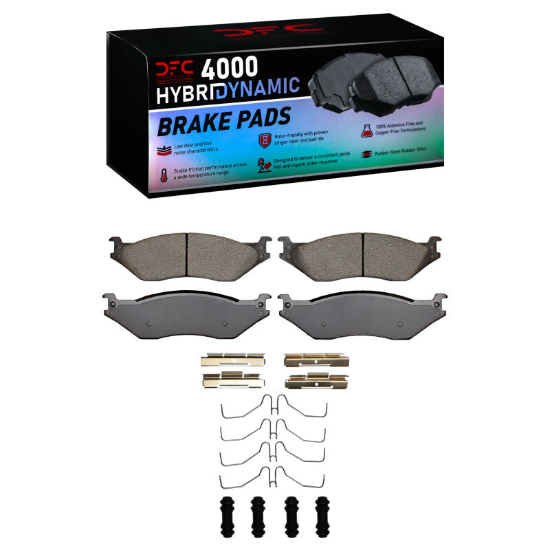 DFC 04-20 Coachmen Encounter Rear/Front/Fr & Rr 4000 HybriDynamic Brake Pads and Hardware Kit