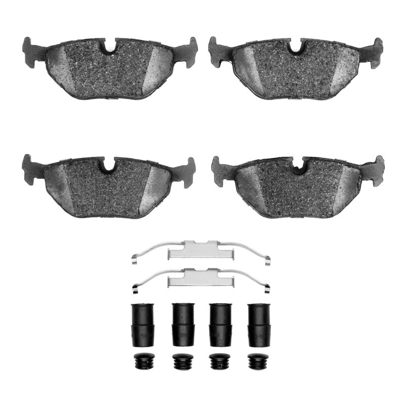 R1 Concepts R1 87-02 BMW 525I (USA/Canada) Rear Semi Met Pads & Hardware Kit