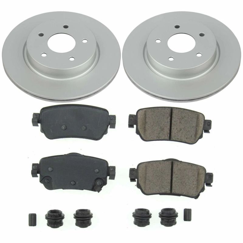 PowerStop Power Stop 18-19 Nissan Leaf Rear Z17 Evolution Geomet Coated Brake Kit