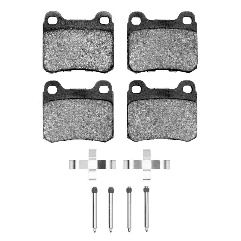 R1 Concepts R1 1983-1995 Mercedes-Benz 260E Rear R1 Semi Met Pads & Hardware Kit