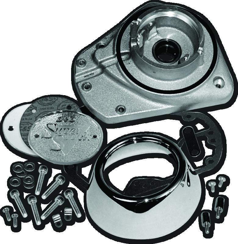 S&S Cycle 73-92 BT Alternator Gearcover Kit - Natural