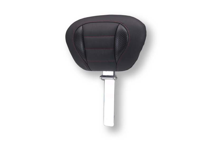 Mustang Motorcycle Mustang 23-26 Harley CVO Road Glide, Street Glide, Deluxe ST Driver Backrest Blk w/ D Cherry Thread